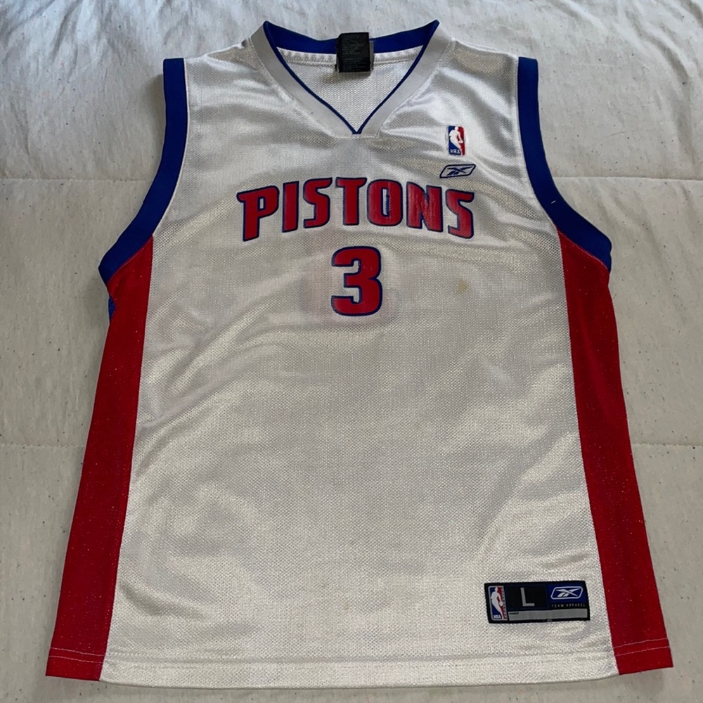 Detroit Pistons Replica Ben Wallace Home Jersey